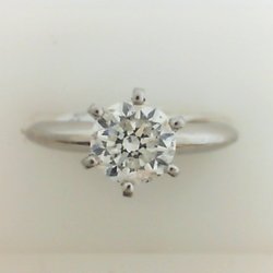 P.J. Rossi Jewelers - Platinum Tiffany Setting Engagement Ring Mounting
Platinum 6-prong tiffany setting semi-mount engagement ring - size 6.75