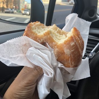 Fat Doughnut - Maple glazed happiness in my hand - Donuts Near Me - Brooklyn, New York