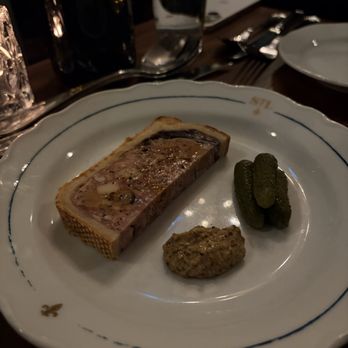St Lawrence Restaurant - first course: terrine of the day (pork, prune, hazelnut) - French Near Me - Vancouver, British Columbia St Lawrence Restaurant - first course: terrine of the day (pork, prune, hazelnut) - French Near Me - Vancouver, British Columbia