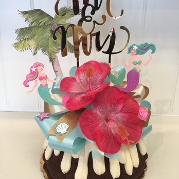 Creative Cakery - Wedding pre celebration cake for our eloping to Hawaii....I love Mermaids! What a great surprise, sooooo cute and delish. - Bakeries Near Me - Long Beach, California