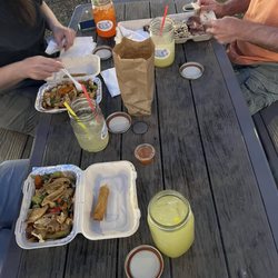 Aloha Sweets - Drunken Noodle from the Thai cart featuring our delicious pineapple lemonade