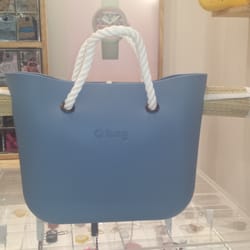 O Bag - Versione borsa mare... stuoia incorporata (ci sono i buchi ai lato per farla passare)