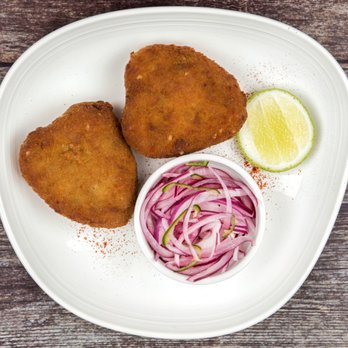 The Grand Malabar - a plate of fried chicken cutlets - Indian Near Me - Waterloo, Ontario The Grand Malabar - a plate of fried chicken cutlets - Indian Near Me - Waterloo, Ontario