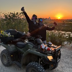 Redland ATV Rentals - Golden sunset