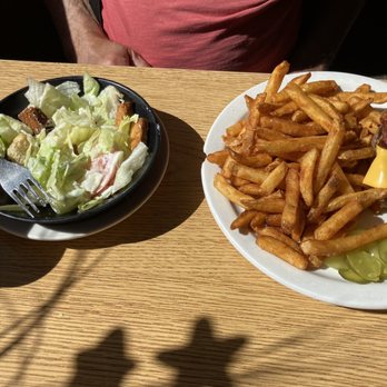 Village Kitchen - a plate of french fries and a sandwich - American Near Me - Casco, Wisconsin