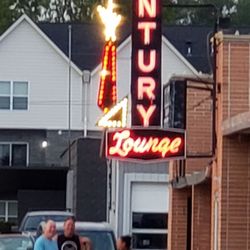 Century Lounge - External of the facility.... and my bonehead family.