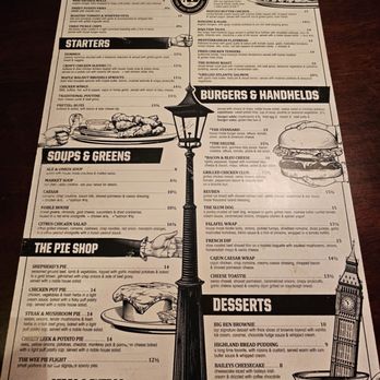 Elephant & Castle - Menu - British Near Me - Washington, DC, District of Columbia