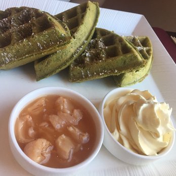 Zen Kitchen - The green tea waffle is amazing if you like green tea with the butter and maple syrup!!! - Sushi Bars Near Me - Las Vegas, Nevada Zen Kitchen - The green tea waffle is amazing if you like green tea with the butter and maple syrup!!! - Sushi Bars Near Me - Las Vegas, Nevada