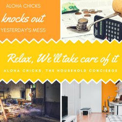 Aloha Chicks - We're here to help with clutter and those things that take you away from what you care about. Call Us. It's time you regain your aloha!