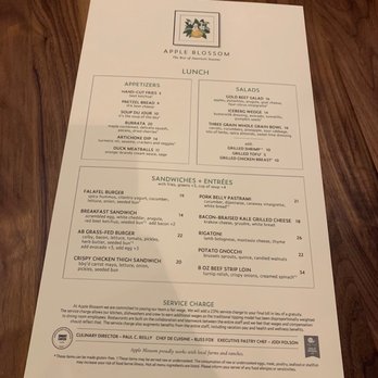 Apple Blossom - Lunch menu (fall 2022) - New American Near Me - Denver, Colorado Apple Blossom - Lunch menu (fall 2022) - New American Near Me - Denver, Colorado