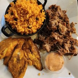 Can't remember the name but it's Shredded pork and rice