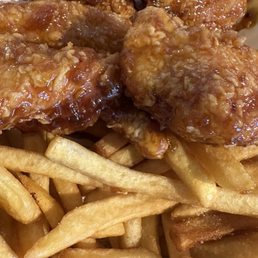 Spicy Garlic Strips & Fries