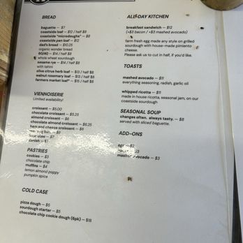 Rosalind Bakery - Menu - Feb 2024 - Bakeries Near Me - Pacifica, California Rosalind Bakery - Menu - Feb 2024 - Bakeries Near Me - Pacifica, California