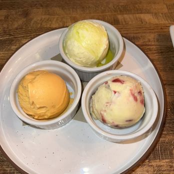 Spuntino - Gelato tasting trip: strawberry, Thai tea, olive oil - Italian Near Me - Denver, Colorado Spuntino - Gelato tasting trip: strawberry, Thai tea, olive oil - Italian Near Me - Denver, Colorado