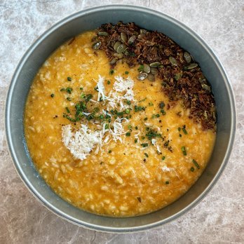LOUIX LOUIS - Butternut squash risotto, crispy brussel sprouts. - Cocktail Bars Near Me - Toronto, Ontario LOUIX LOUIS - Butternut squash risotto, crispy brussel sprouts. - Cocktail Bars Near Me - Toronto, Ontario