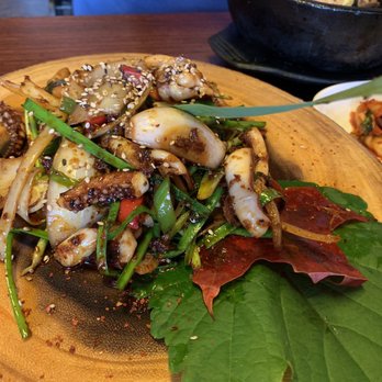 Korean Grille - Spicy squid stir fry - Korean Near Me - Quincy, Massachusetts