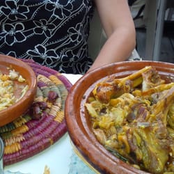 Restaurant Casablanca Francais Italien Marocain - This is a meat lovers haven. Never had so much succulent lamb, merguez, and chicken and exotic spices.
