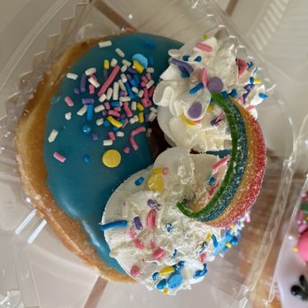 Judy's Donuts - a half eaten donut with sprinkles - Donuts Near Me - Clovis, California