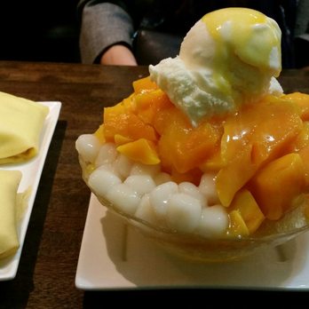 Icy Bar - Mango pancake and mango shave ice - Desserts Near Me - Vancouver, British Columbia