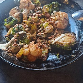 Goen Dining + Bar - Roasted brussel sprouts and cauliflower - Pan Asian Near Me - Kailua, Hawaii