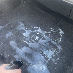 Kroger - Busted milk in trunk