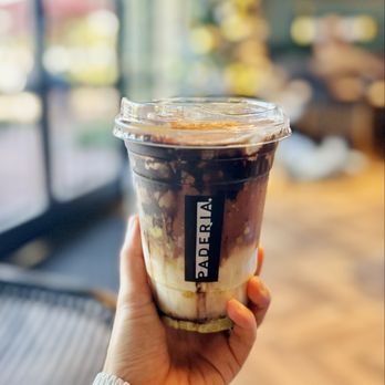 Paderia Bakehouse - Dark Chocolate Pistachio Latte - Bakeries Near Me - Irvine, California