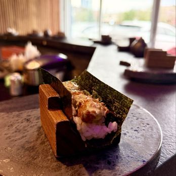 Norigami - Shrimp handroll. - Japanese Near Me - Houston, Texas Norigami - Shrimp handroll. - Japanese Near Me - Houston, Texas