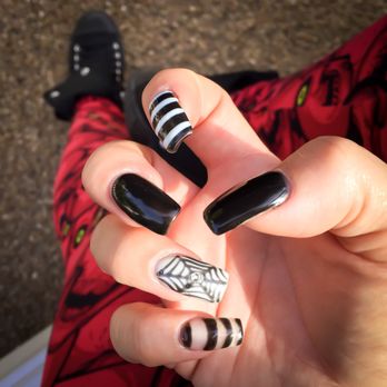 Deva Hair & Nail Salon - Got my nails done on Monday 10.30.17...today's Friday. Looking awesome still! Acrylics and art by Tina! - Hair Salons Near Me - San Diego, California Deva Hair & Nail Salon - Got my nails done on Monday 10.30.17...today's Friday. Looking awesome still! Acrylics and art by Tina! - Hair Salons Near Me - San Diego, California