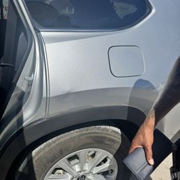 Small dent upon pickup Small dent upon pickup