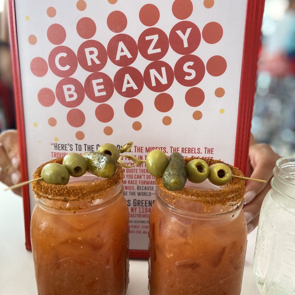 Crazy Beans - Bloody Marys - Breakfast & Brunch Near Me - Greenport, New York Crazy Beans - Bloody Marys - Breakfast & Brunch Near Me - Greenport, New York