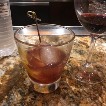 Center Stage Bar - Old Fashioned Made With One Of A Kind Dreamcatcher Bourbon - Bars Near Me - Scottsdale, Arizona
