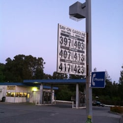 Canyon Gas & Propane - Prices this past week.