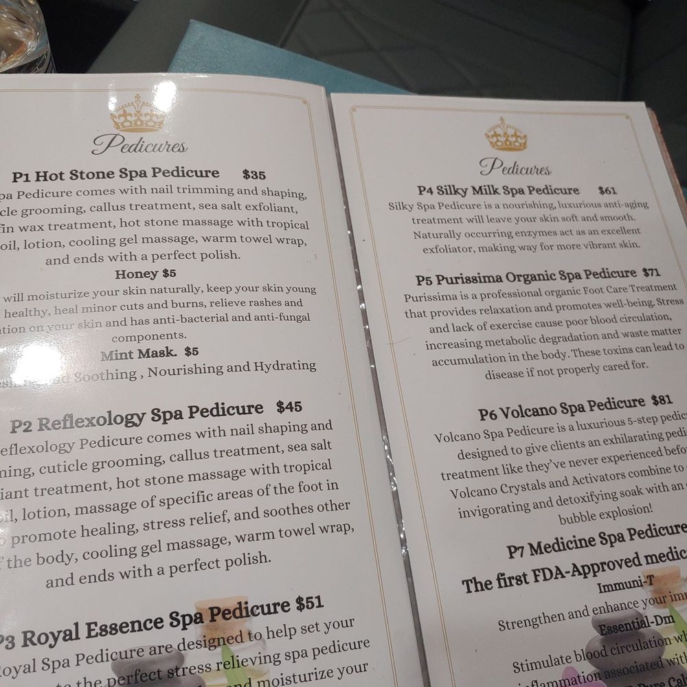 Royal Essence Nails - Menu - Nail Salons Near Me - Jacksonville, Florida Royal Essence Nails - Menu - Nail Salons Near Me - Jacksonville, Florida