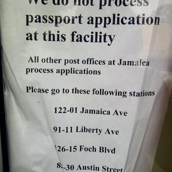 US Post Office - No passport applications are process at 117-04 101st Avenue, South Richmond Hill, NY - Post Offices Near Me - South Richmond Hill, New York US Post Office - No passport applications are process at 117-04 101st Avenue, South Richmond Hill, NY - Post Offices Near Me - South Richmond Hill, New York