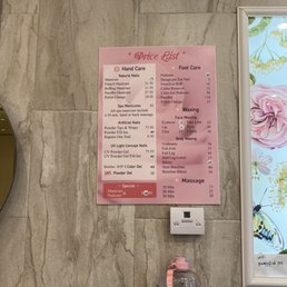Salon Menu Salon Menu