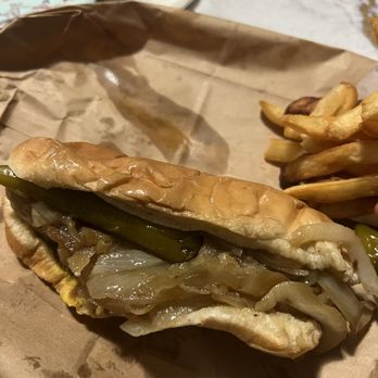 Maxwell Street Depot - Hotdog and fries - Burgers Near Me - Chicago, Illinois