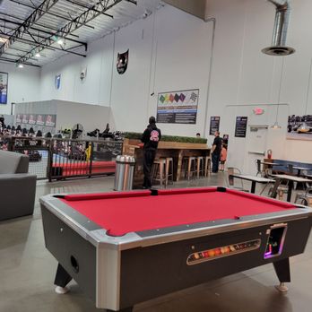 K1 Speed Corona - There is one billiard table, several TV's on sports channels and a snack bar. Liquor license coming soon. 11/6/22 - Venues & Event Spaces Near Me - Corona, California K1 Speed Corona - There is one billiard table, several TV's on sports channels and a snack bar. Liquor license coming soon. 11/6/22 - Venues & Event Spaces Near Me - Corona, California