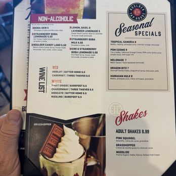 Boulder Tap House - Drinks on a menu - Sports Bars Near Me - Ankeny, Iowa