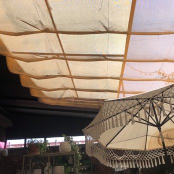 26 Beach Restaurant - my view from below at the patio - New American Near Me - Venice, California