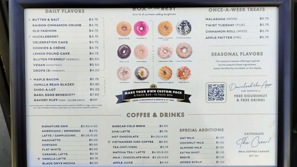 Menu photo 4 Sidecar Doughnuts & Coffee Torrance, CA