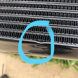 Defective oil cooler Defective oil cooler
