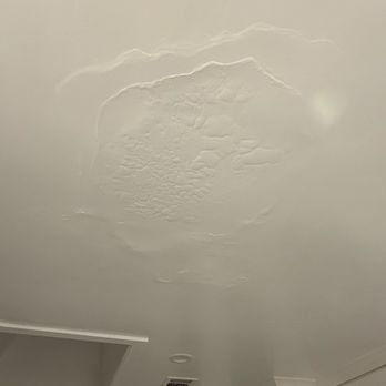 Top Notch Home Services - Before pic (ceiling damage from leak) - Handyman Near Me