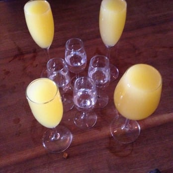 Blush! - Mimosas and extra shots for a birthday boy!! Love this place. - Wine Bars Near Me - San Francisco, California