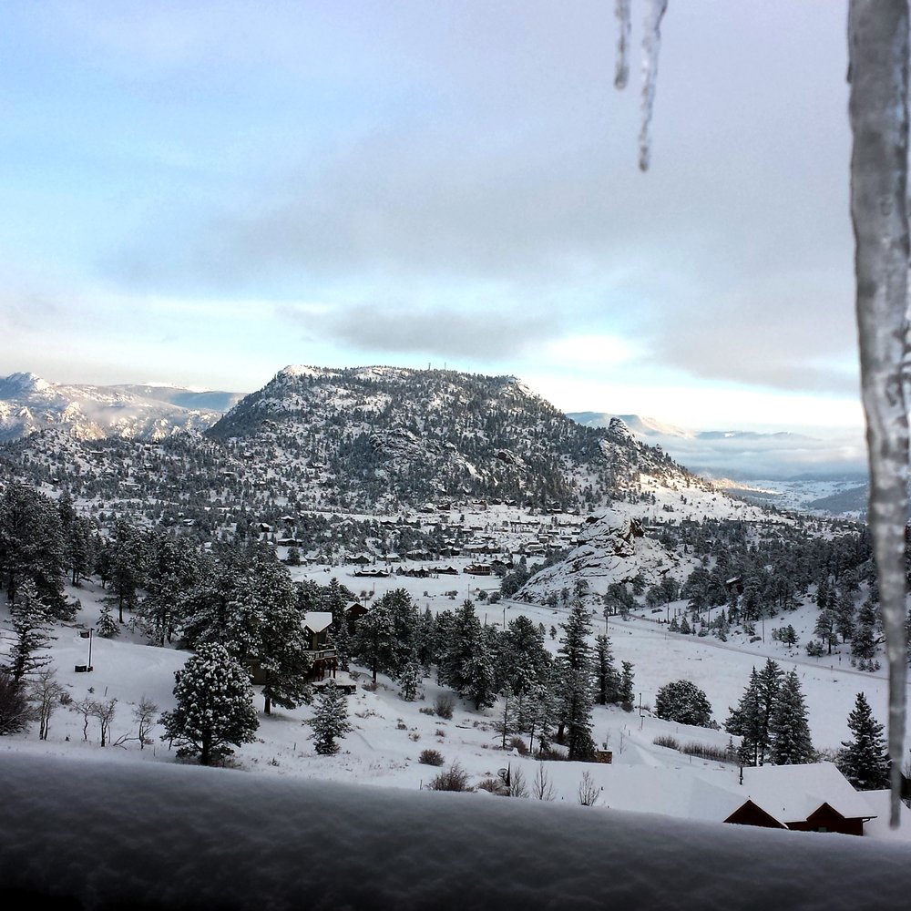 View from my room at Taharaa Mountain Lodge