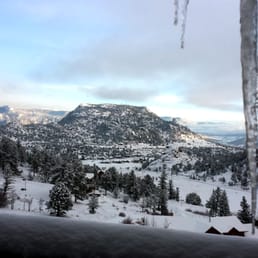 View from my room at Taharaa Mountain Lodge