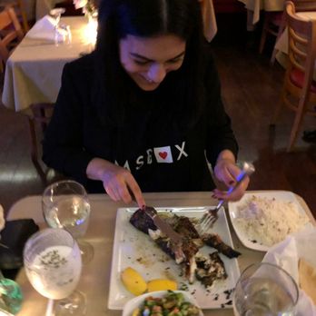 Cafe Istanbul - Digging into that Fish and the rice with salad on the side - Cafes Near Me - Beverly Hills, California Cafe Istanbul - Digging into that Fish and the rice with salad on the side - Cafes Near Me - Beverly Hills, California
