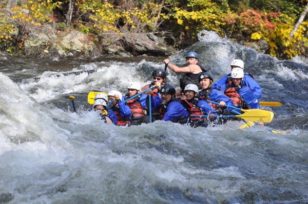 Kennebec White Water Rafting by null