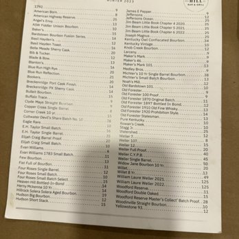 Union Hill Grill - Bourbon menu - American Near Me - Canton, Georgia Union Hill Grill - Bourbon menu - American Near Me - Canton, Georgia
