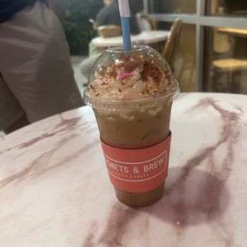 Beignets & Brew - Cookie butter iced coffee - Desserts Near Me - Orlando, Florida Beignets & Brew - Cookie butter iced coffee - Desserts Near Me - Orlando, Florida