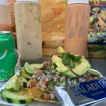 Sabor A Birria - Tostada de pescado - Food Trucks Near Me - San Diego, California Sabor A Birria - Tostada de pescado - Food Trucks Near Me - San Diego, California